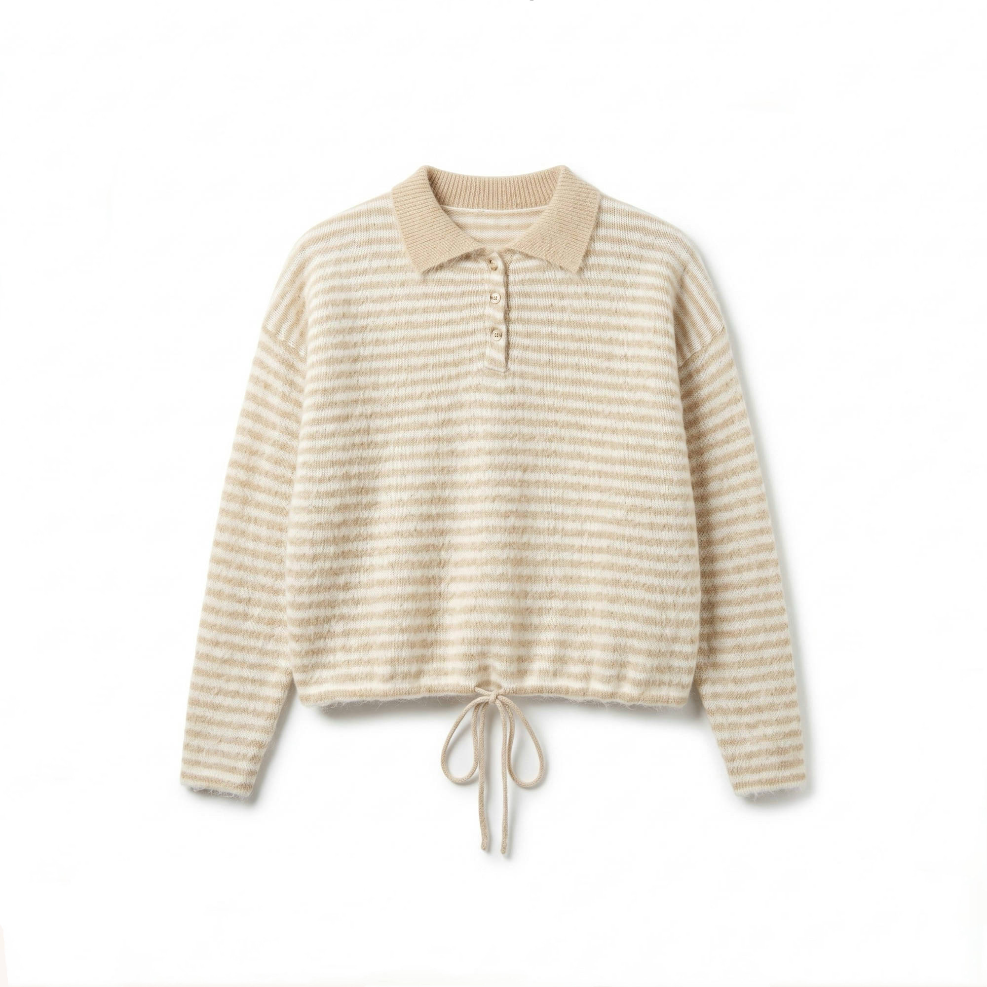 Sweter z Kołnierzykiem Polo