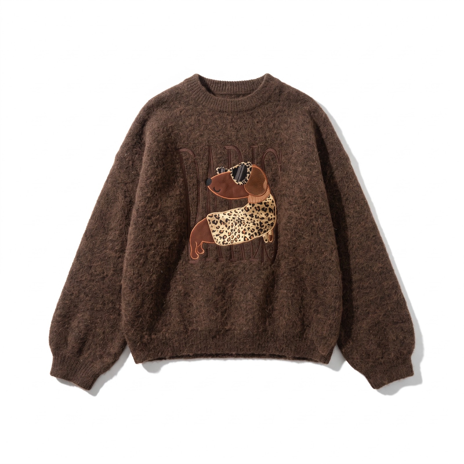 Sweter Oversize z Haftem