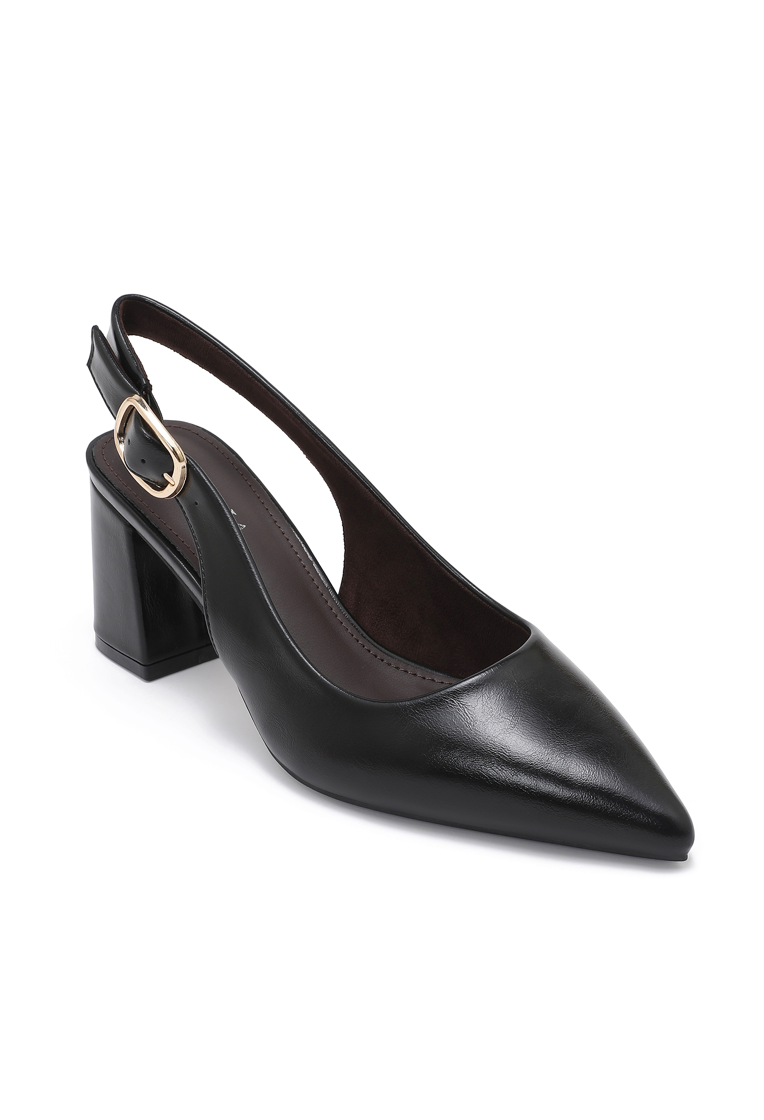 Czółenka Slingback Na Słupku