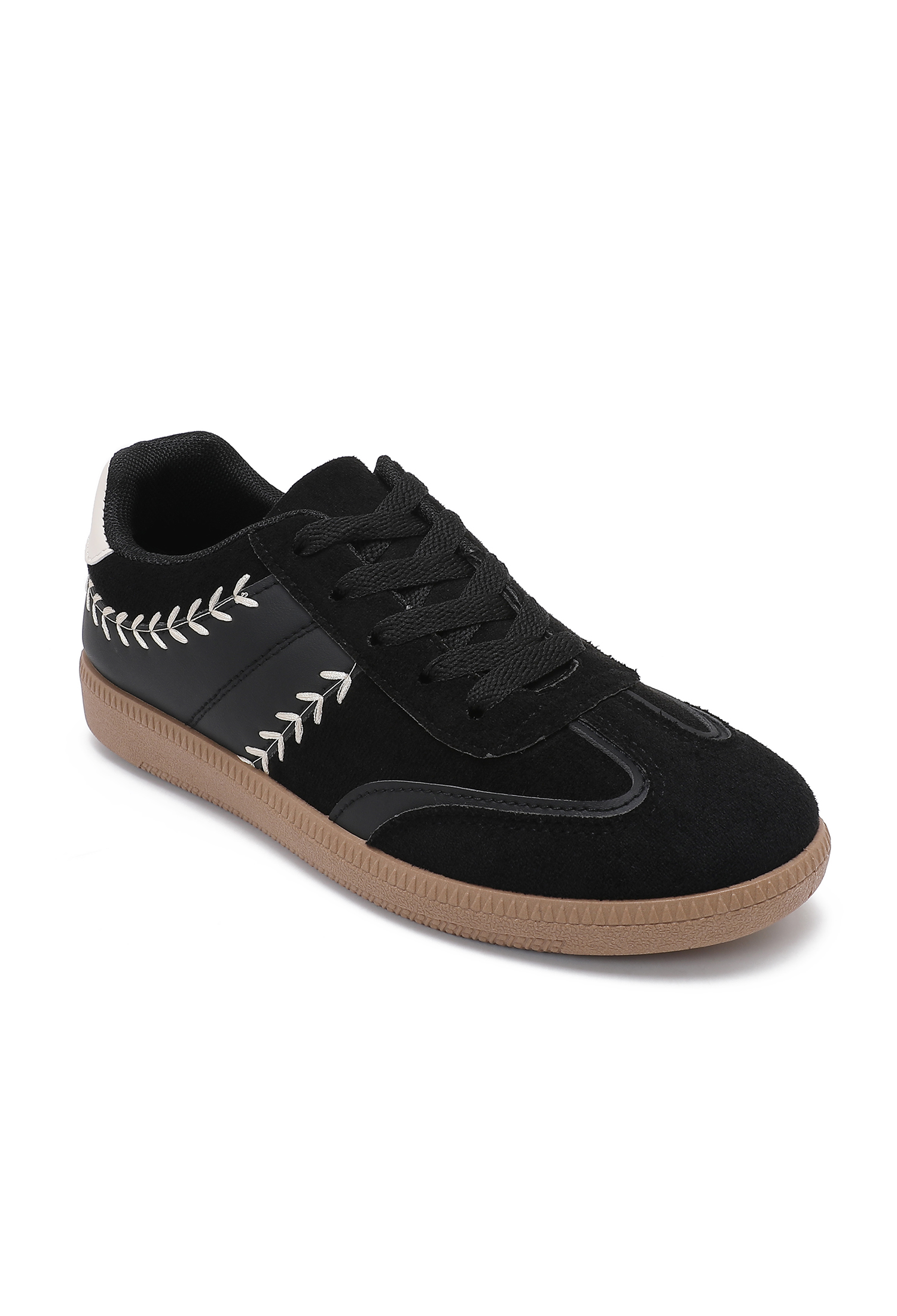 Sneakersy Casual z Haftem