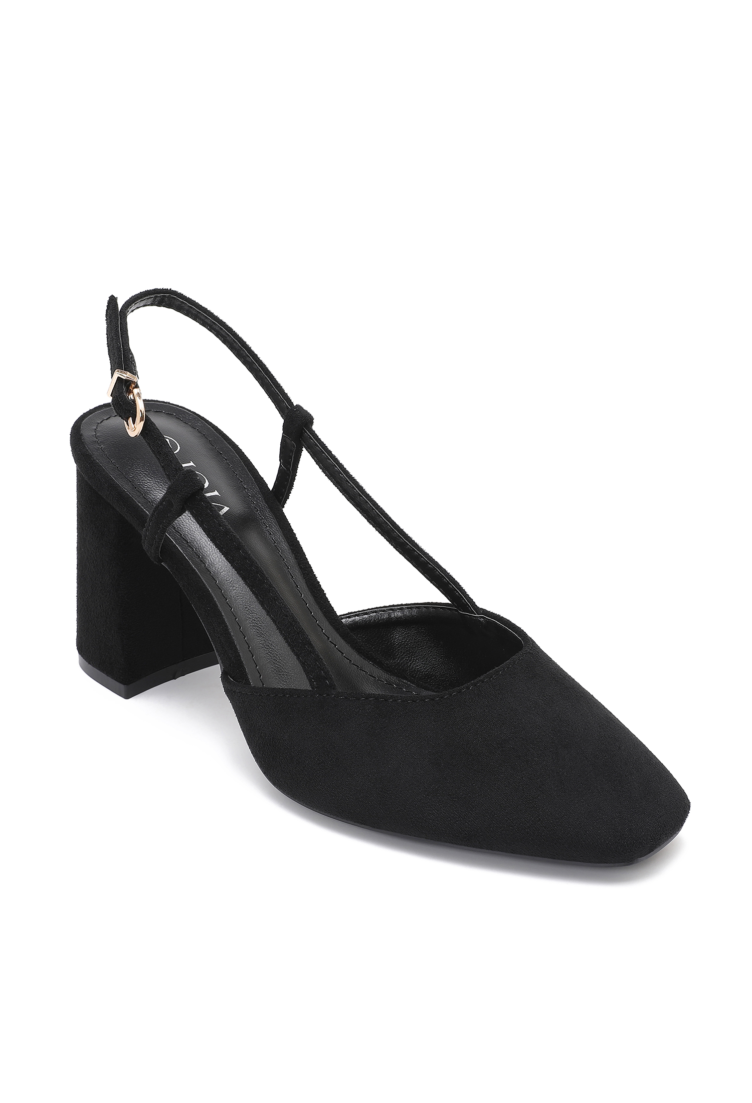 Czółenka Slingback na Słupku