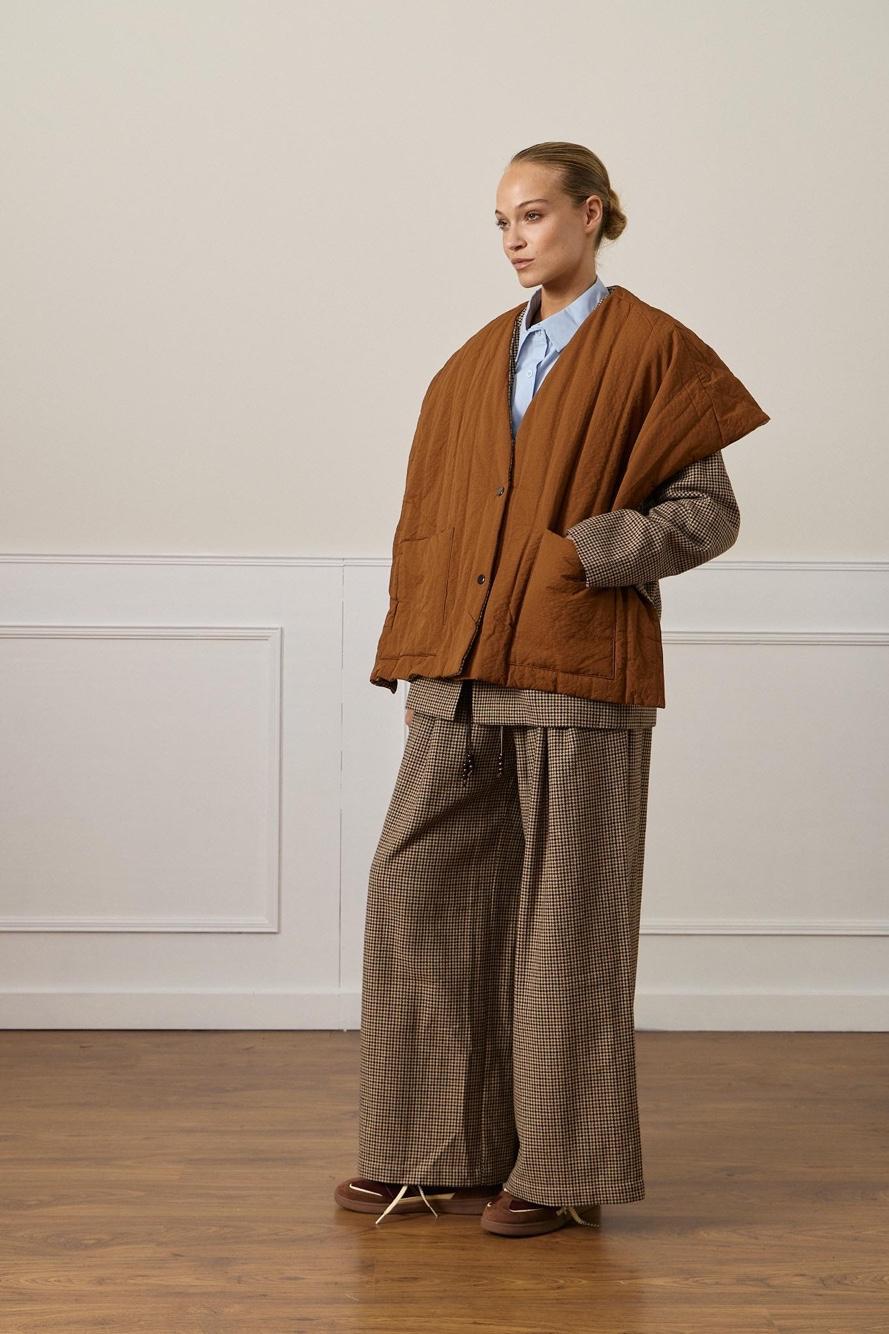 Kamizelka Oversize Pikowana