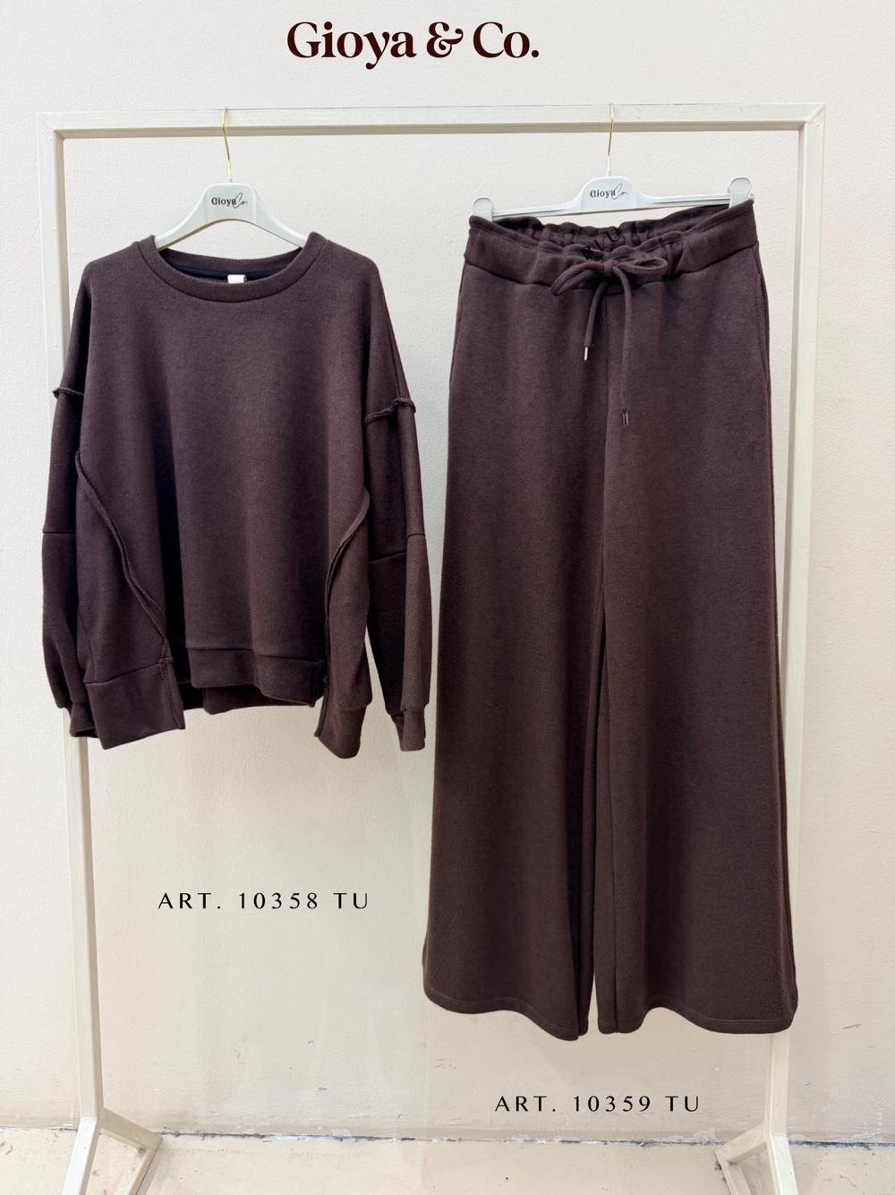 Bluza Oversize z Okrągłym Dekoltem