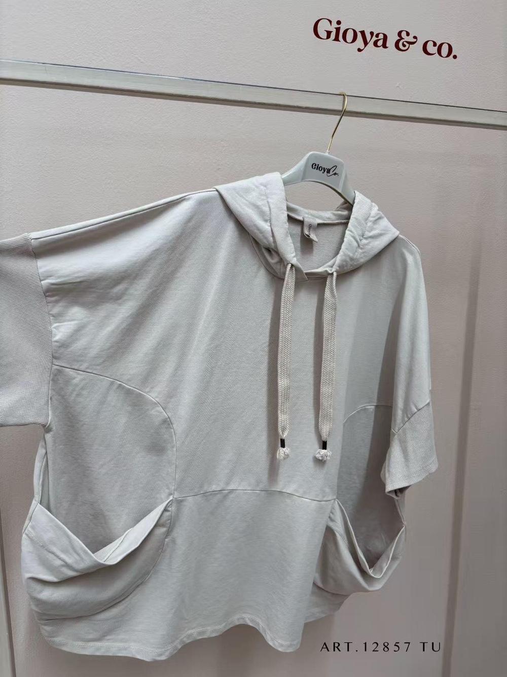 Bluzka Oversize z Kapturem