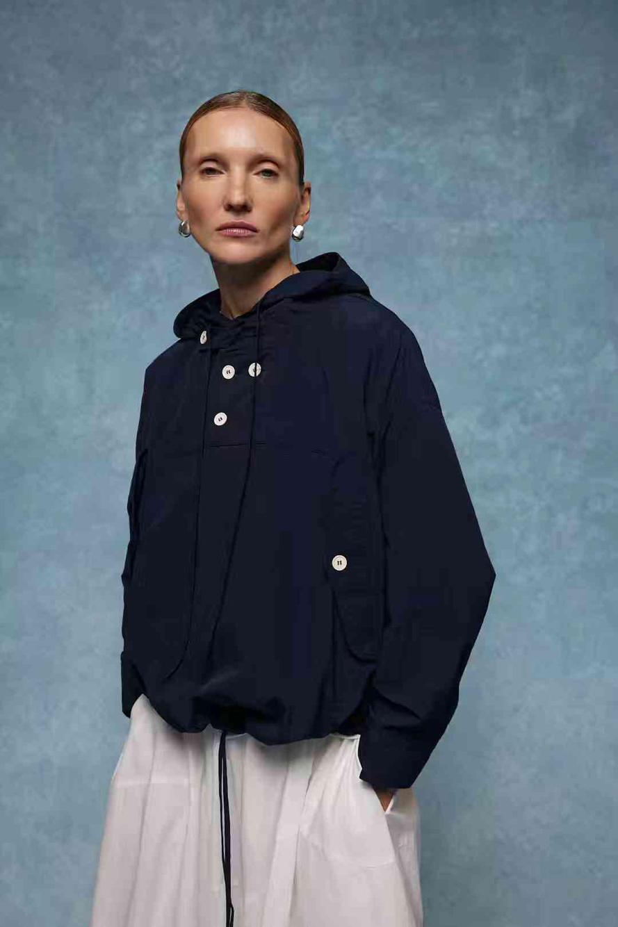 Kurtka Oversize z Kapturem