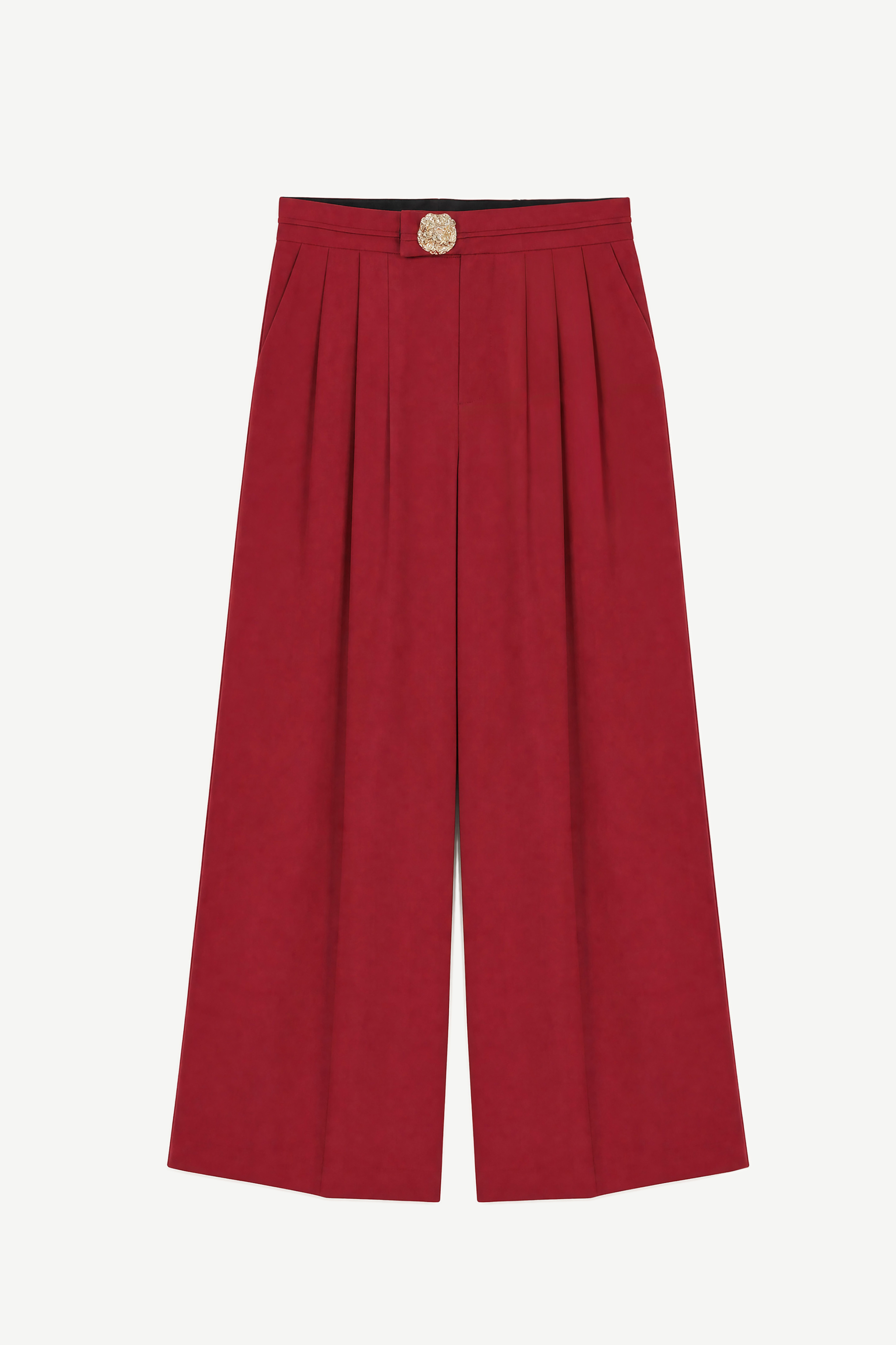 Spodnie Wide Leg z Plisami