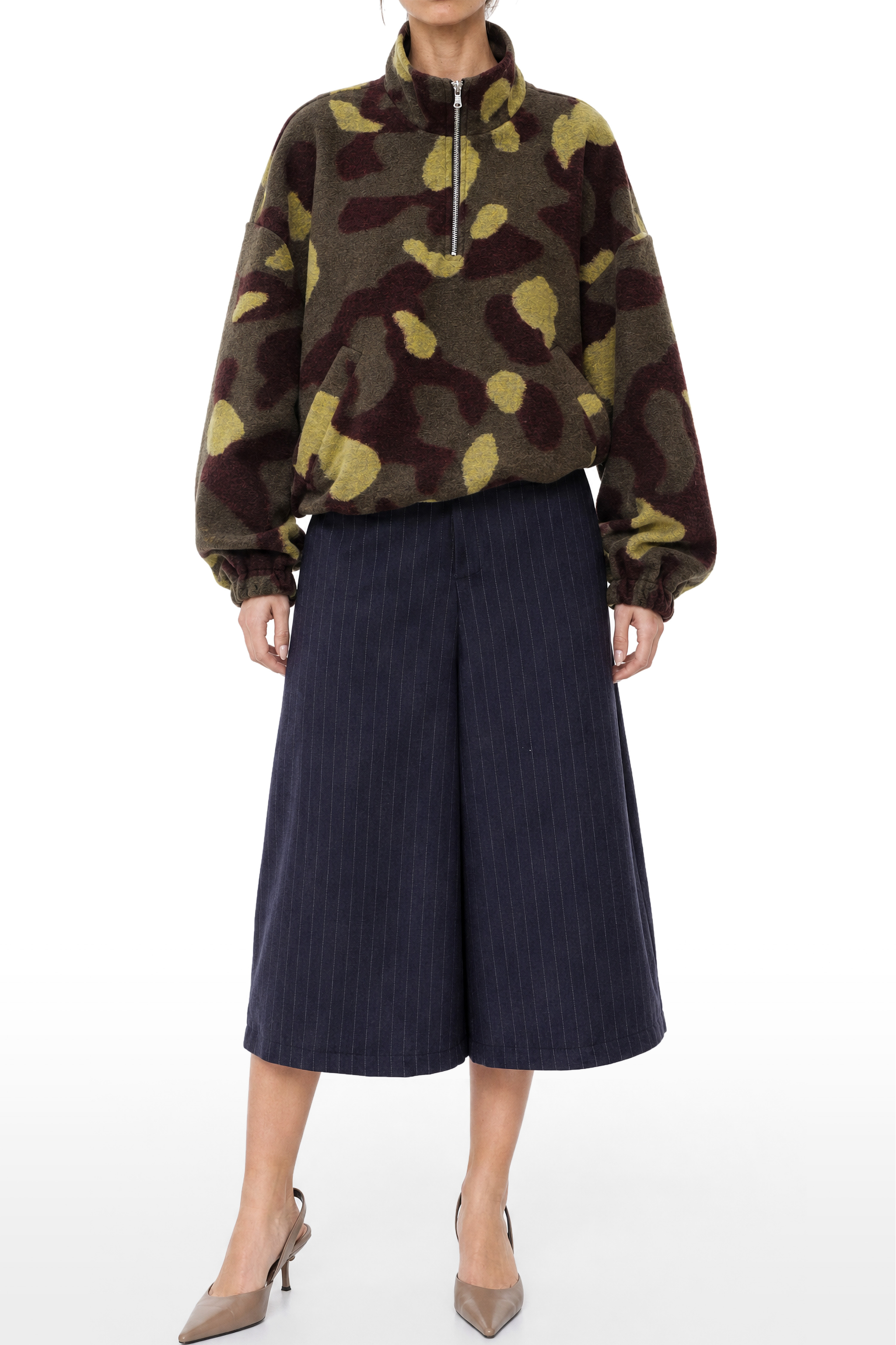 Bluza luźna z półgolfem