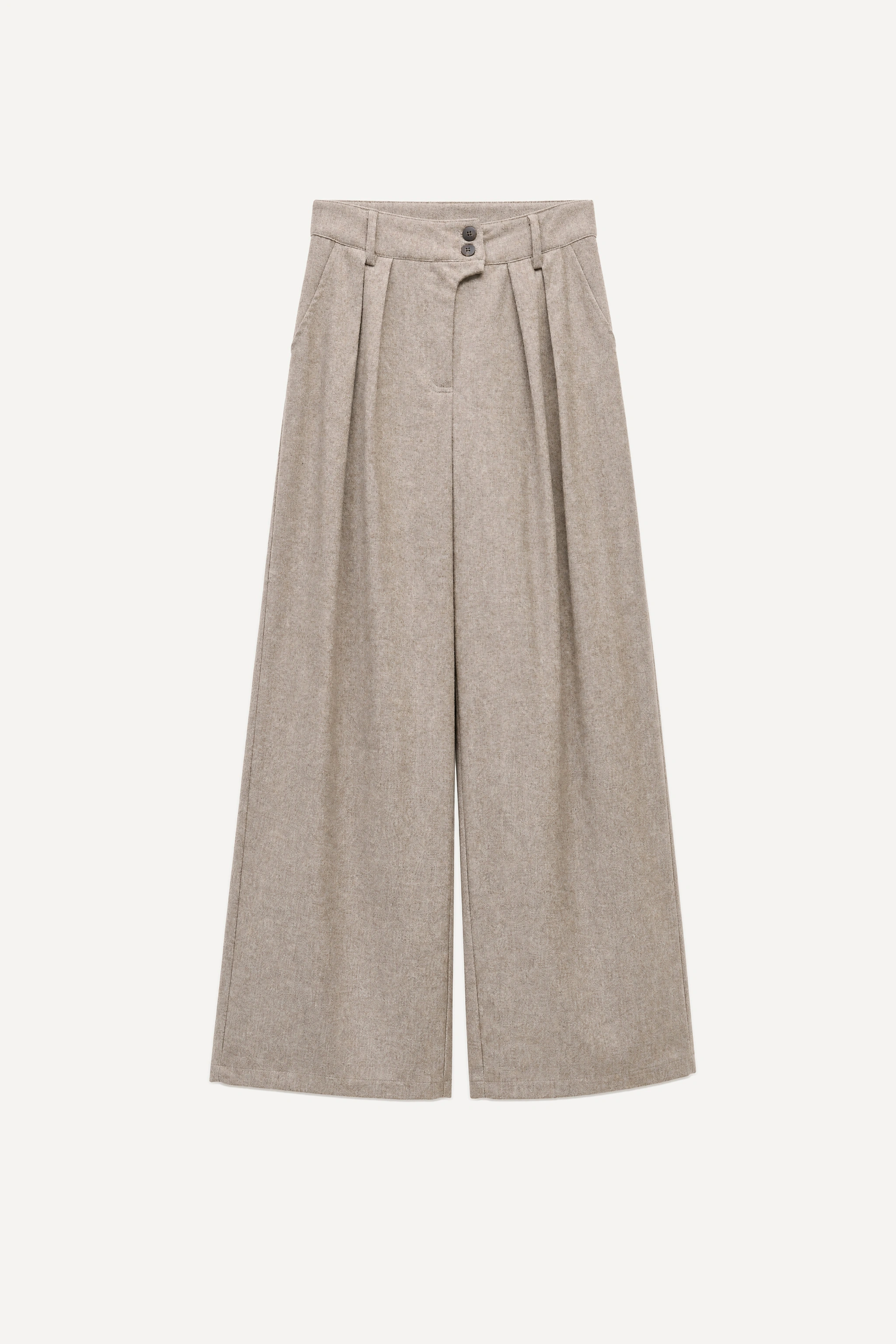 Spodnie Wide Leg z Plisami