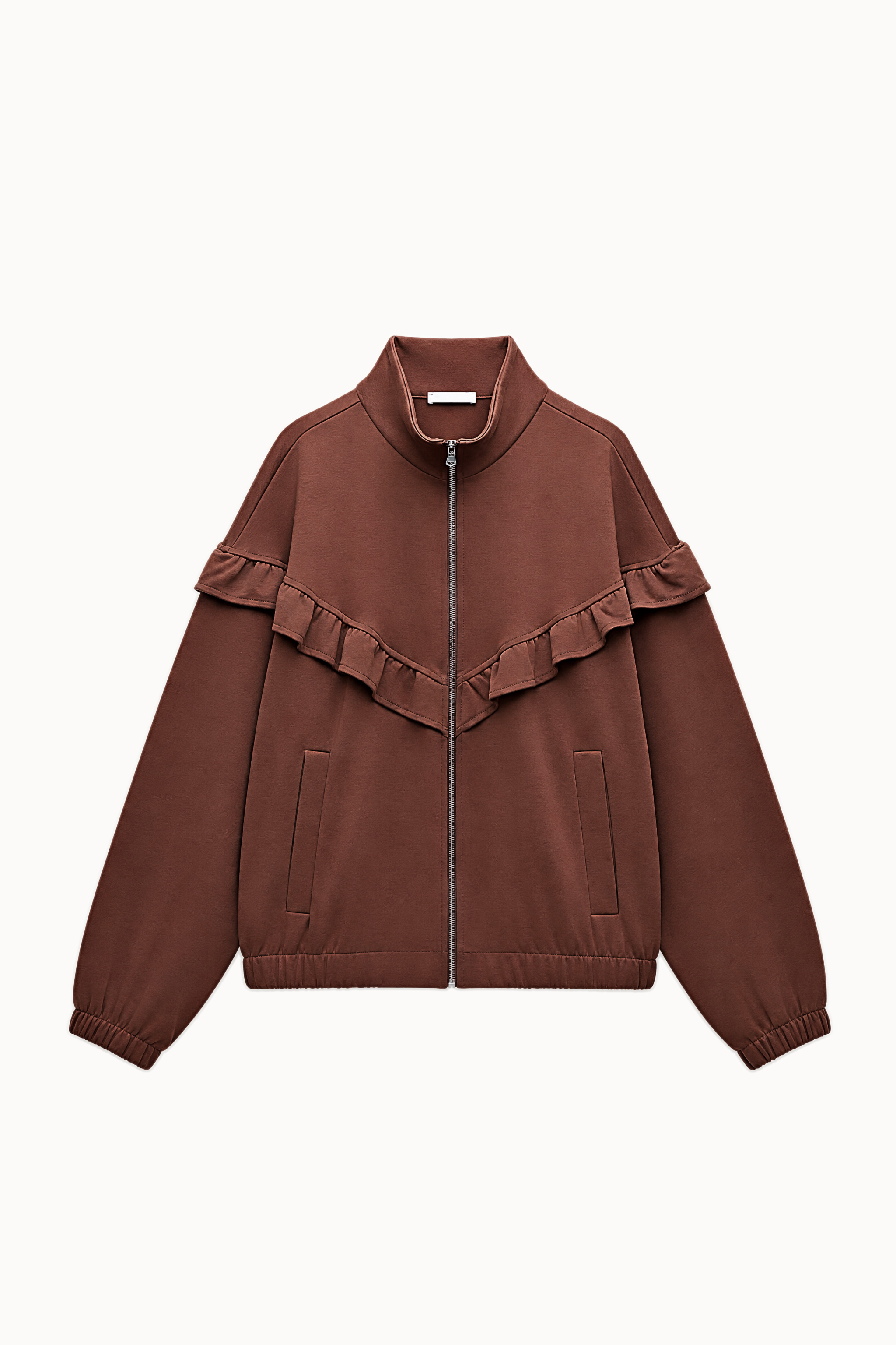 Bluza Luźna z Falbaną