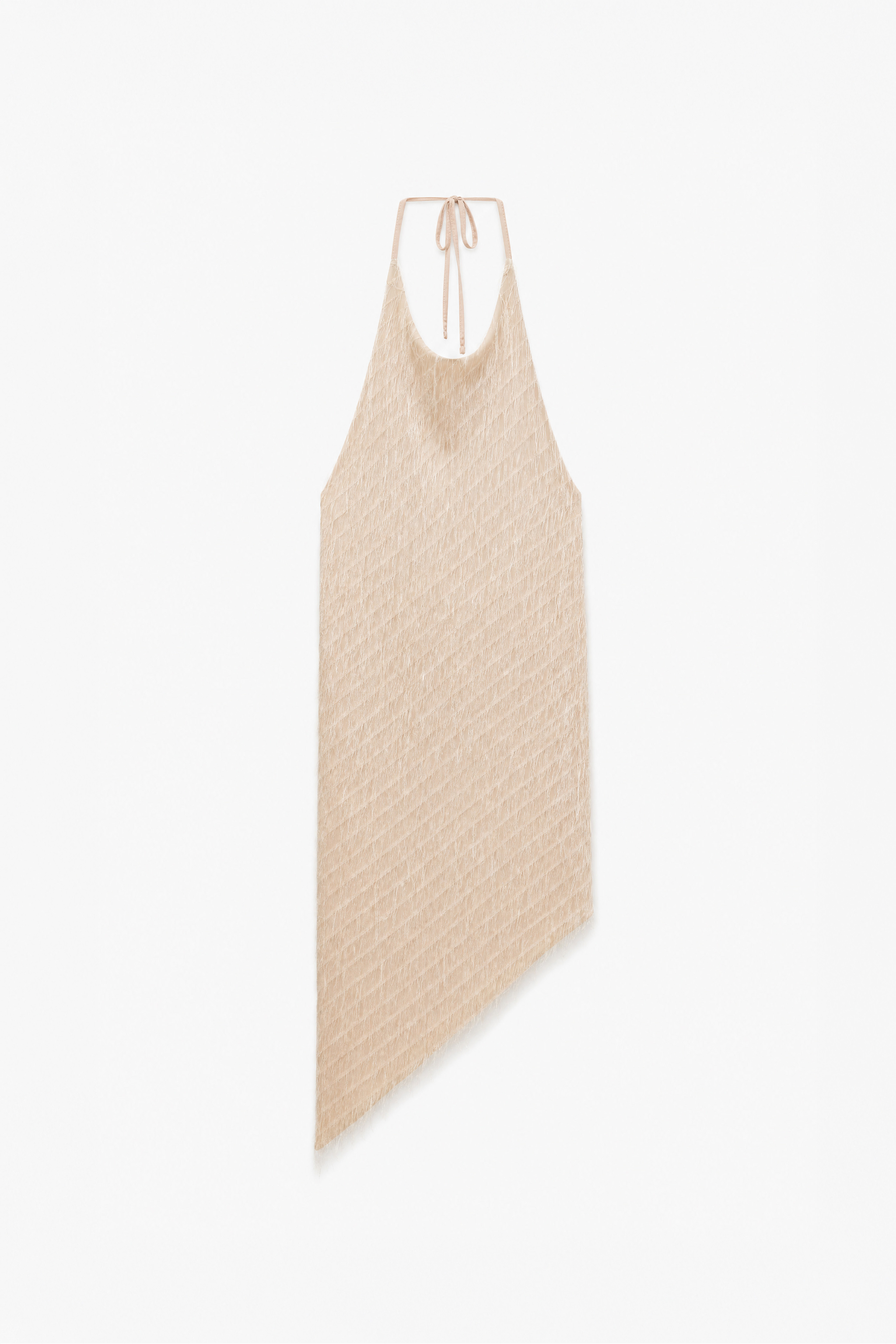 Sukienka halter mini z frędzlami