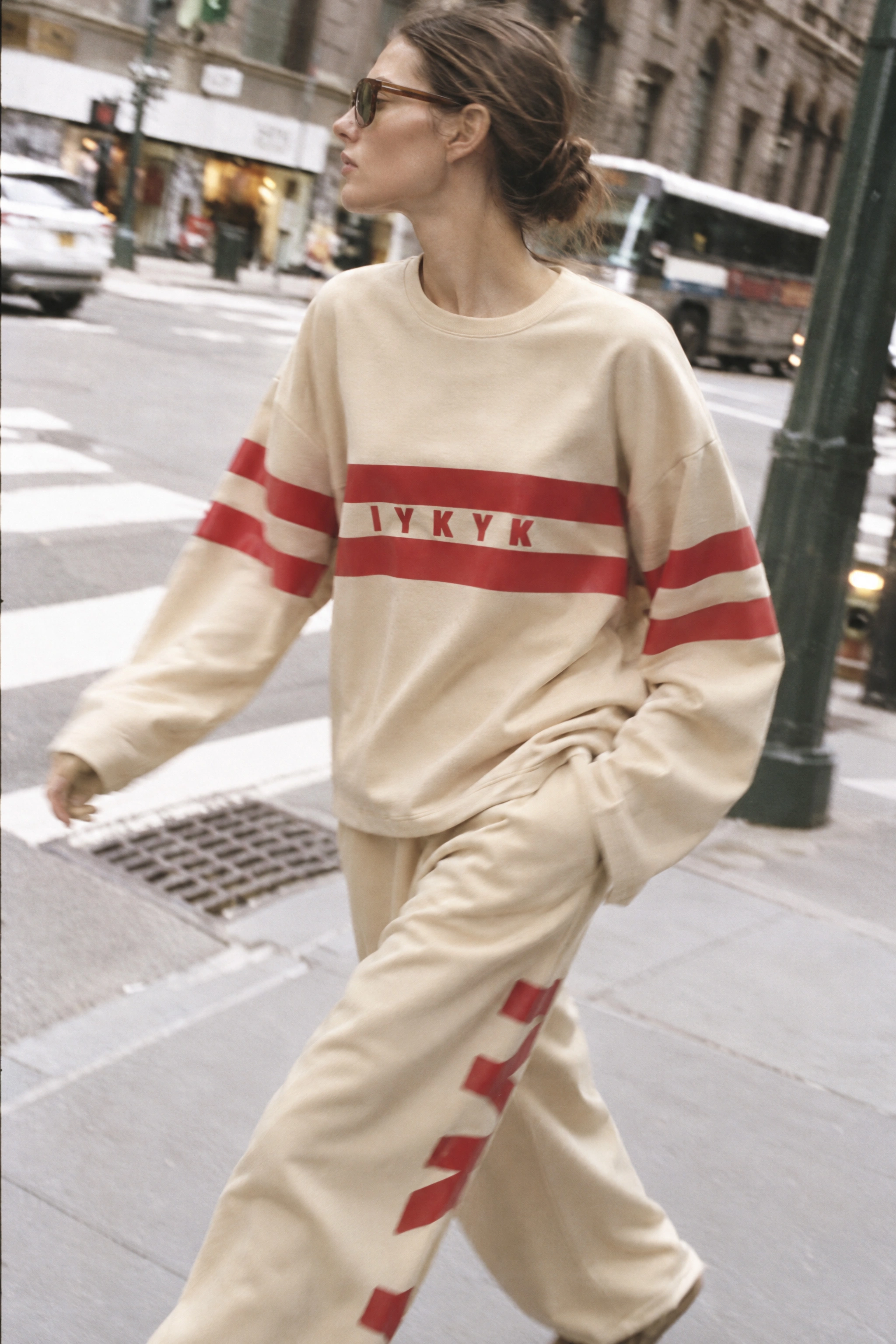 Bluza Luźna z Nadrukiem