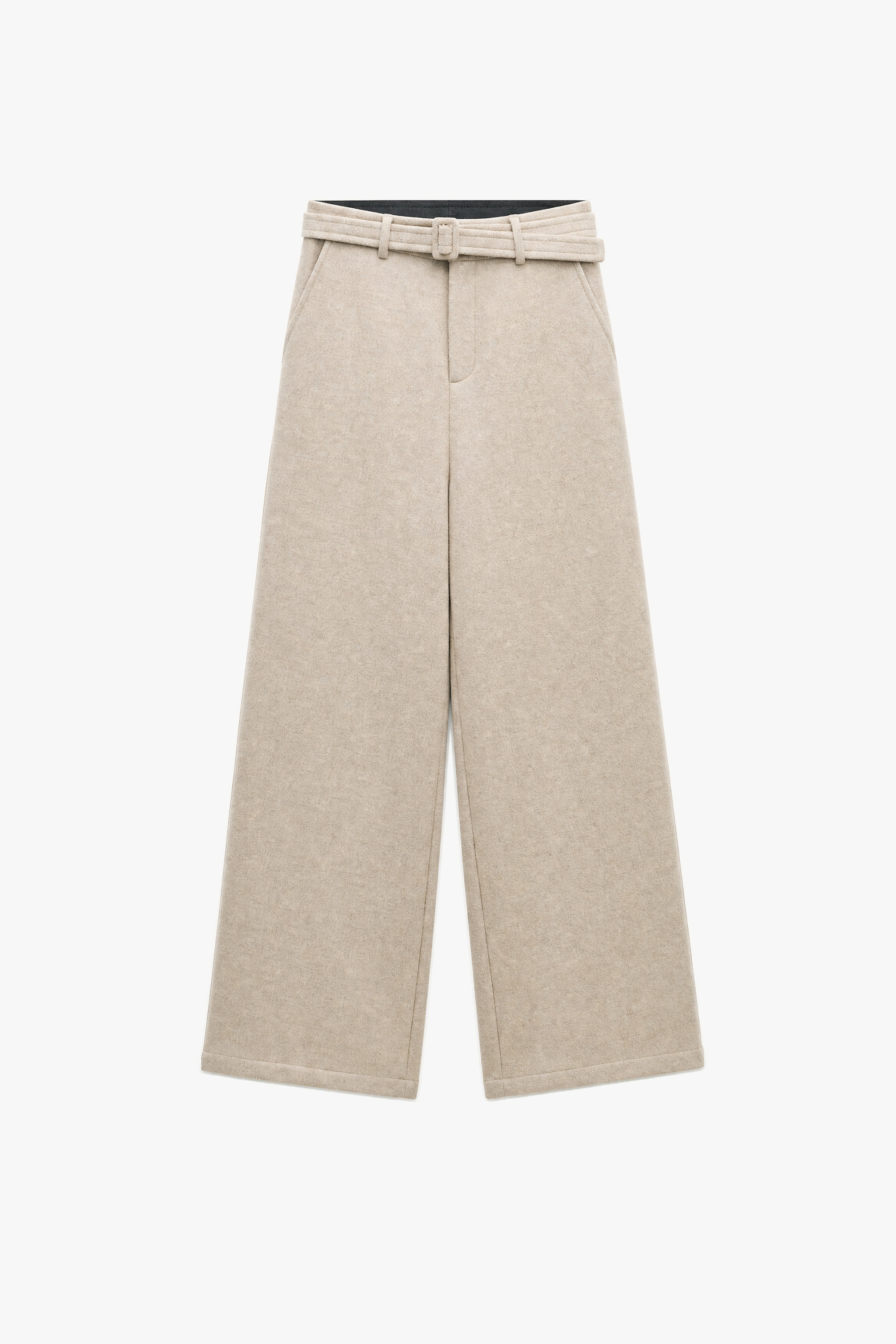 Spodnie Wide Leg z Paskiem
