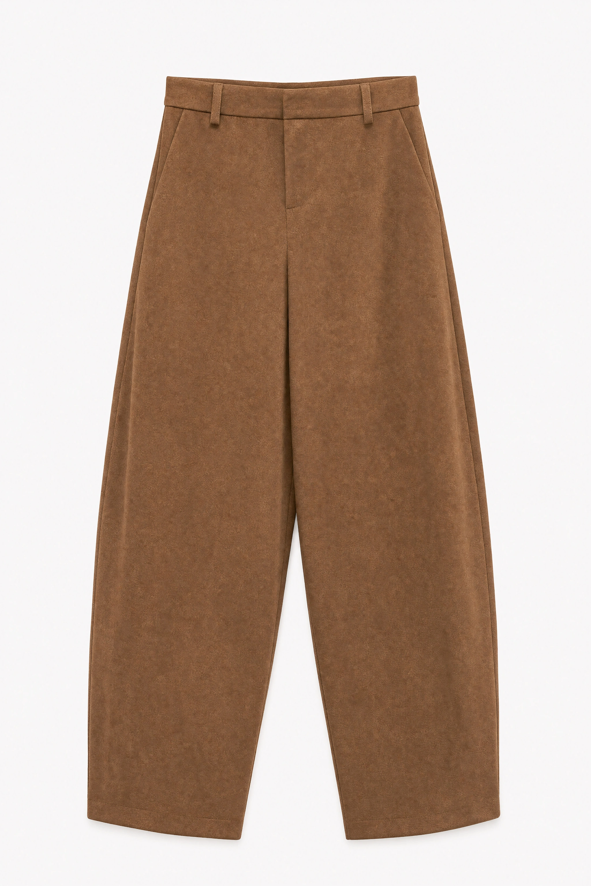 Spodnie Wide Leg z Wysokim Stanem