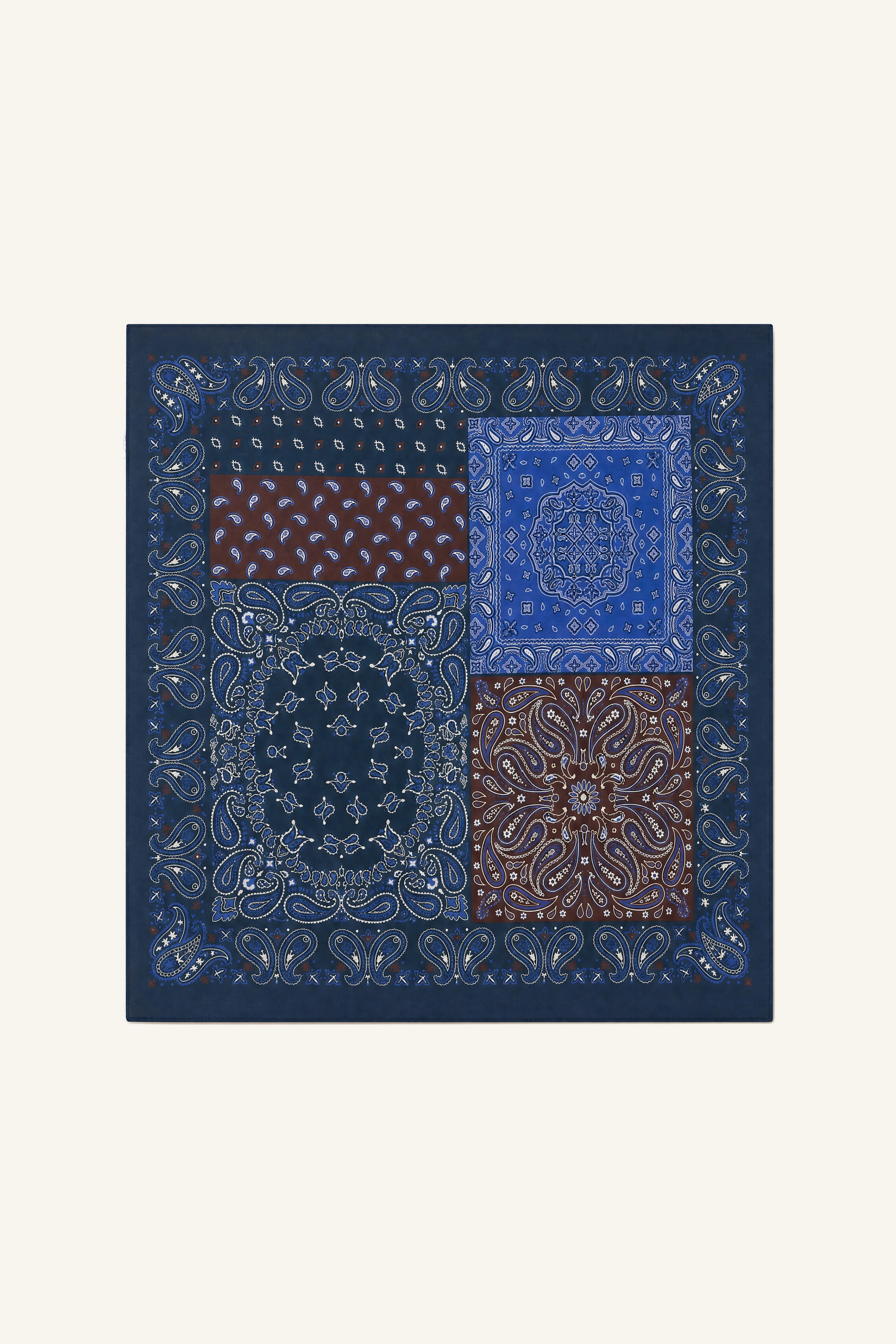 Szalik Paisley Patchwork
