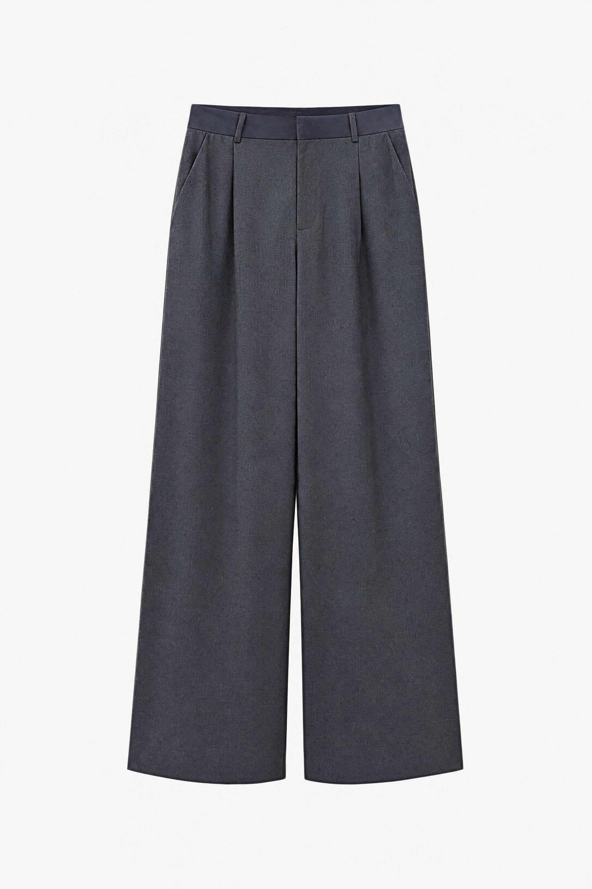 Spodnie Wide Leg z Plisami