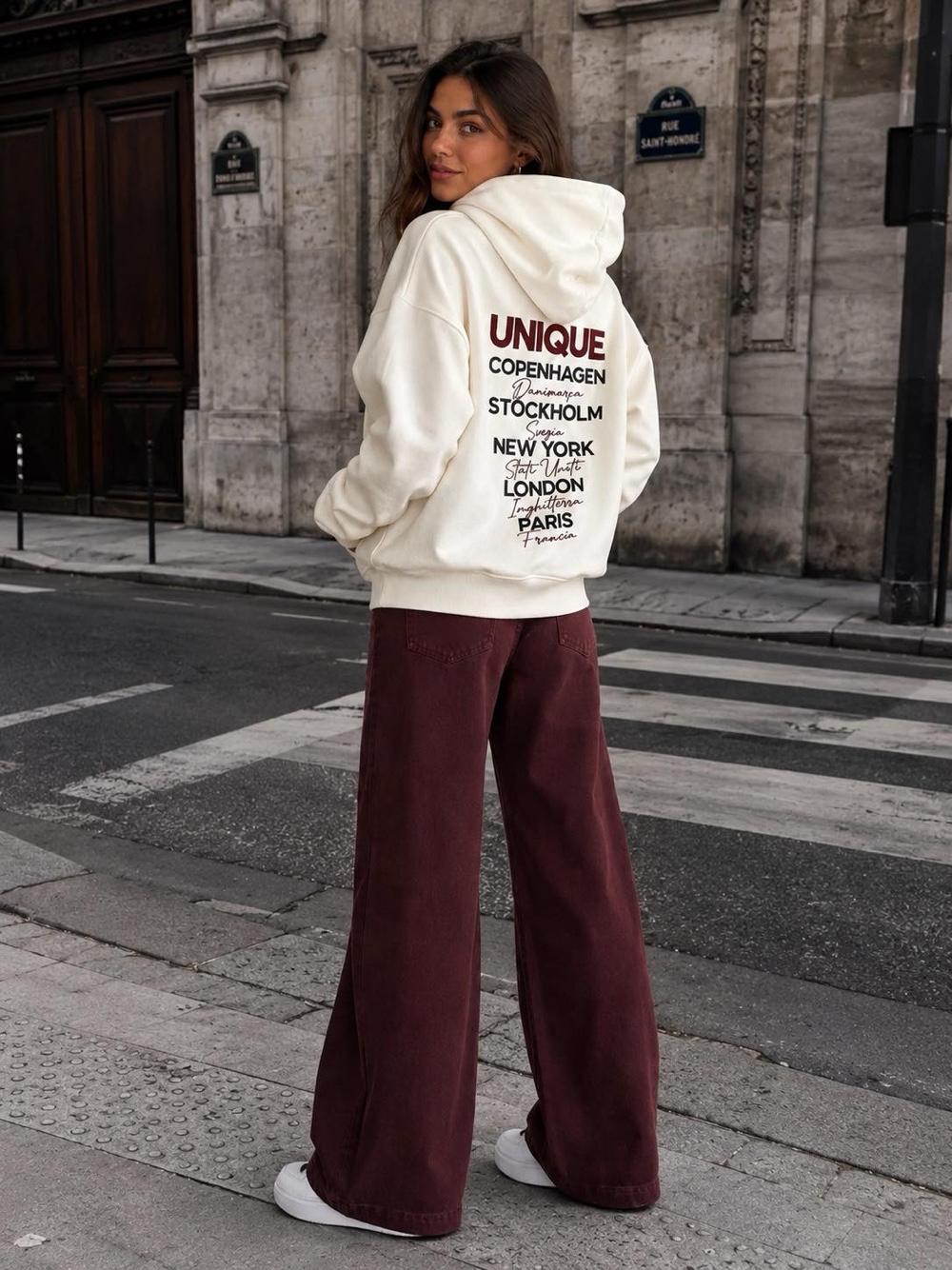 Bluza Oversize z Kapturem