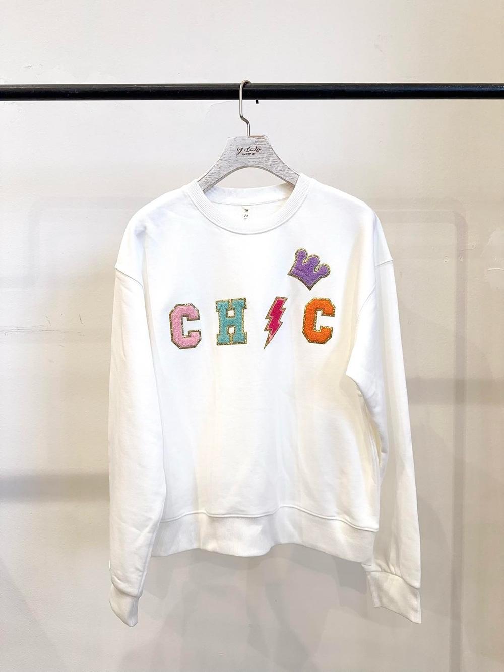 Bluza Luźna z Naszywkami