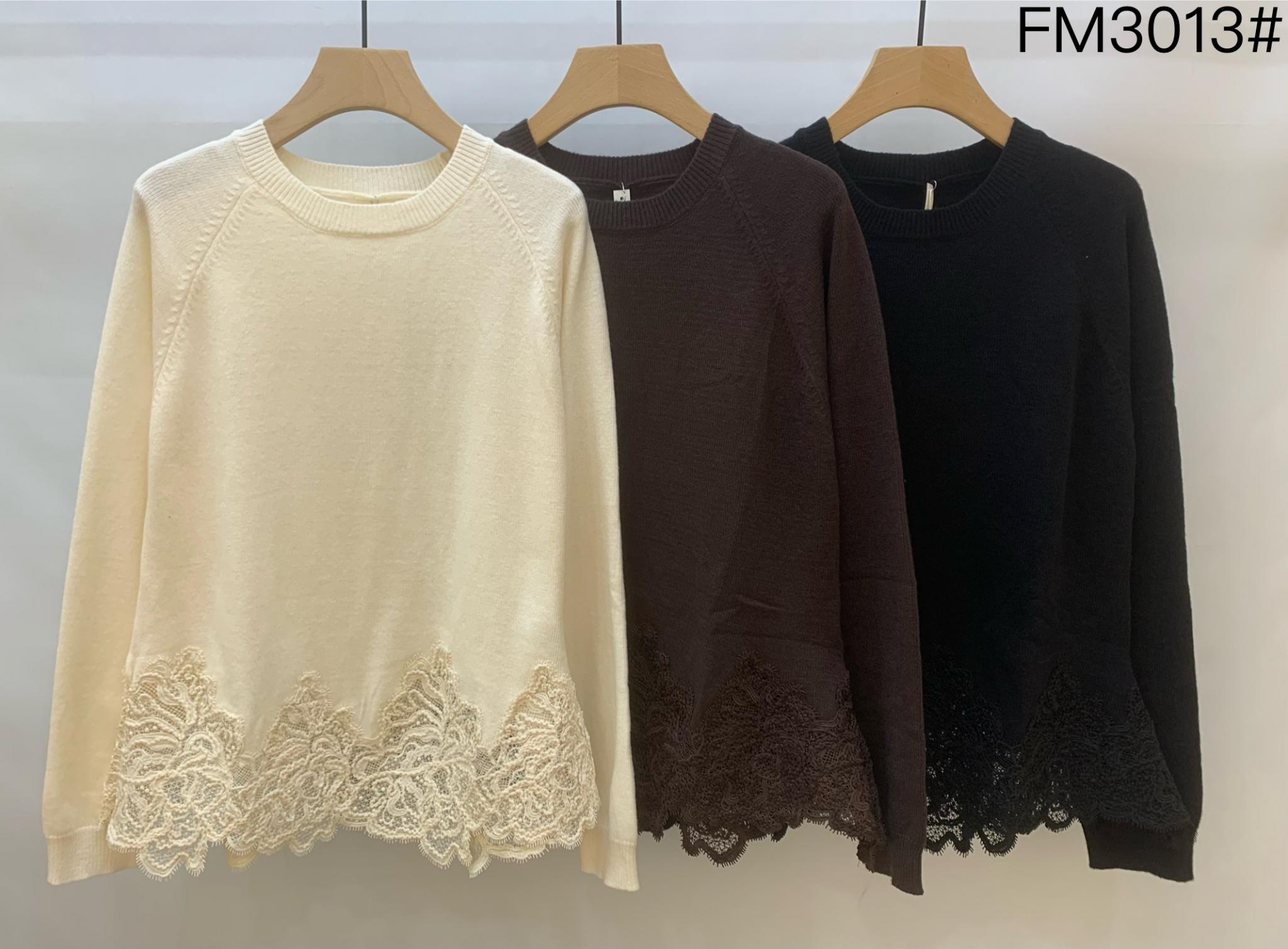 Sweter Regular Koronkowy