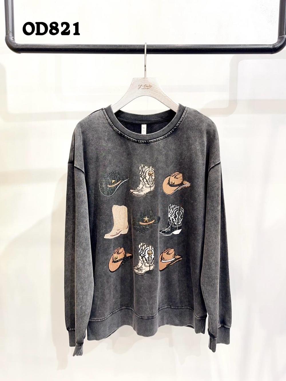 Bluza Oversize z Nadrukiem