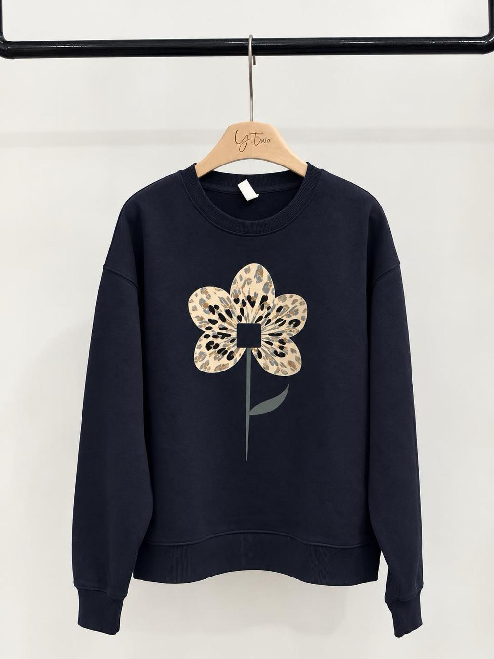Bluza Luźna z Marszczeniem
