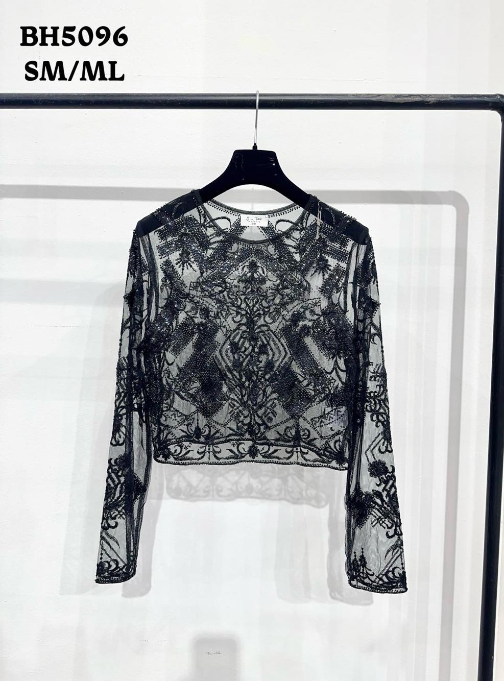 Bluzka Cropped Z Koronki