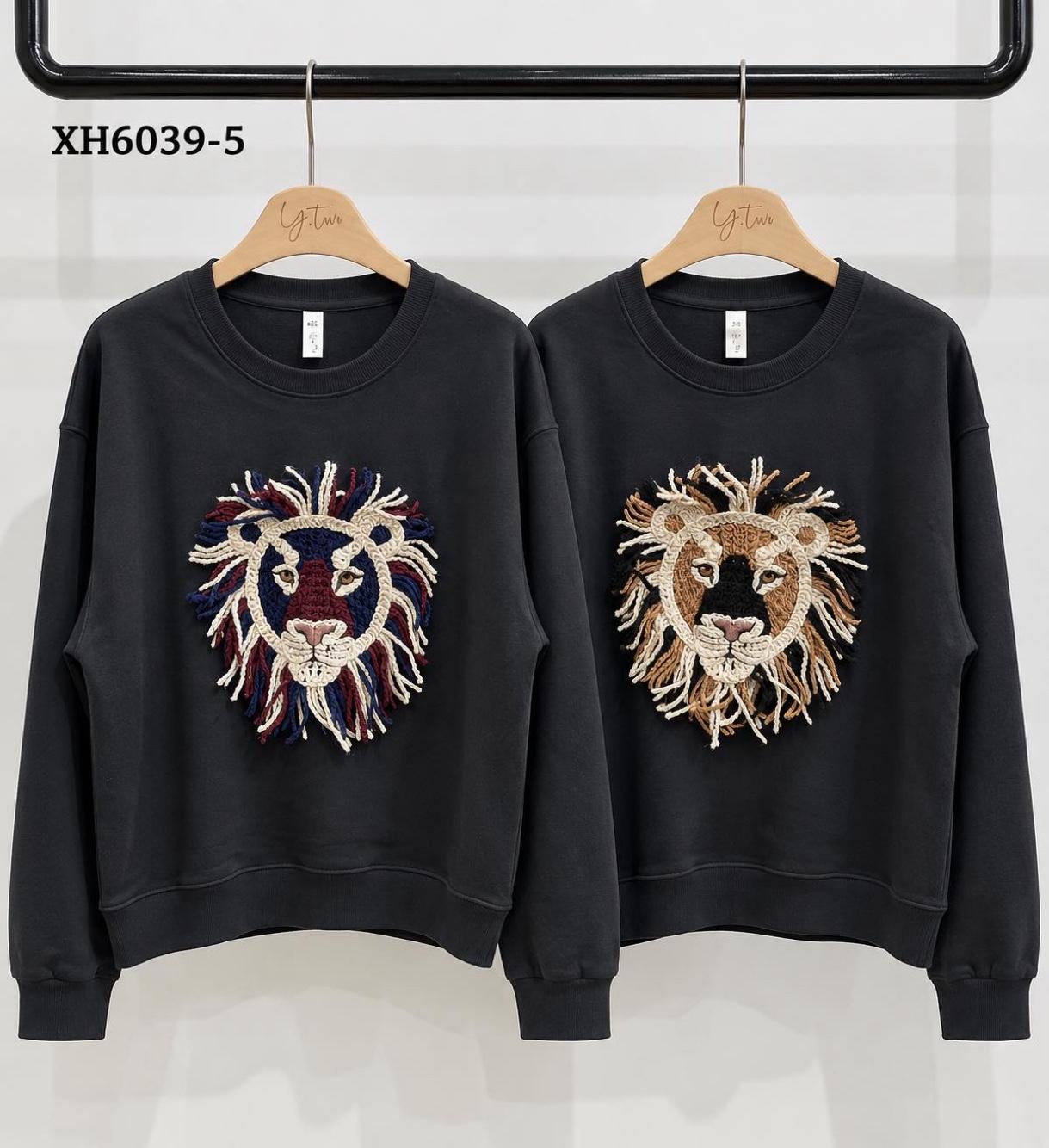 Bluza Luźna Z Haftem