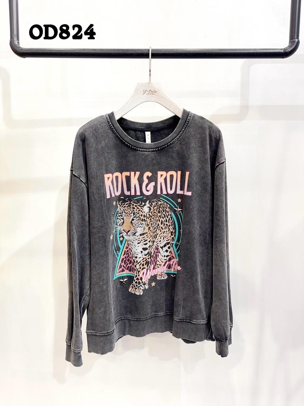 Bluza Oversize z Nadrukiem